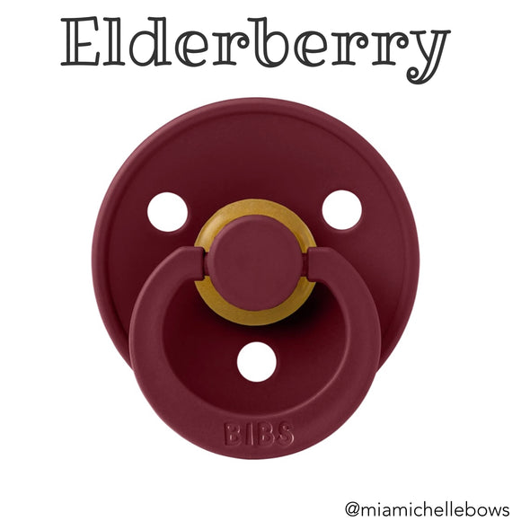 Bibs Colour Collection Pacifier in Elderberry