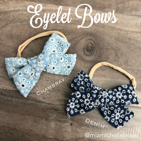 Eyelet Bow