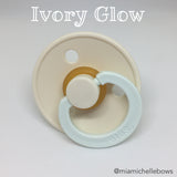 Bibs Colour Collection Pacifier in Ivory Glow Night