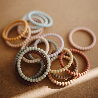 Mushie Pearl / Flower Teething Bracelet 3 Pack