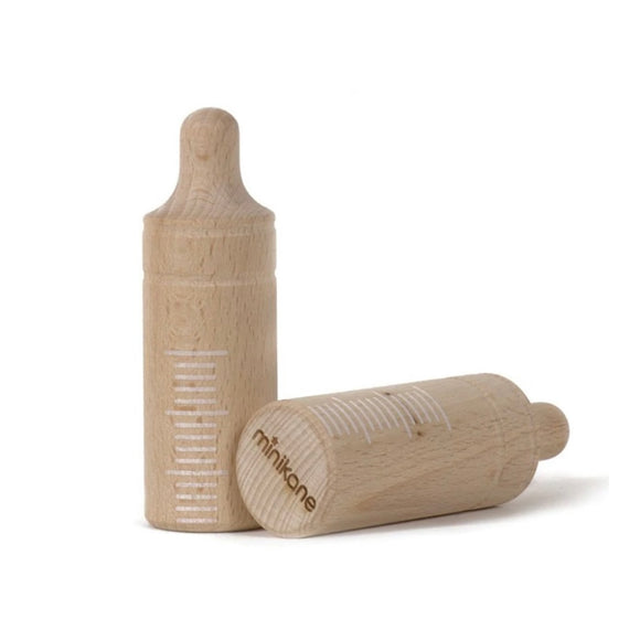 Minikane Wooden Baby Bottle