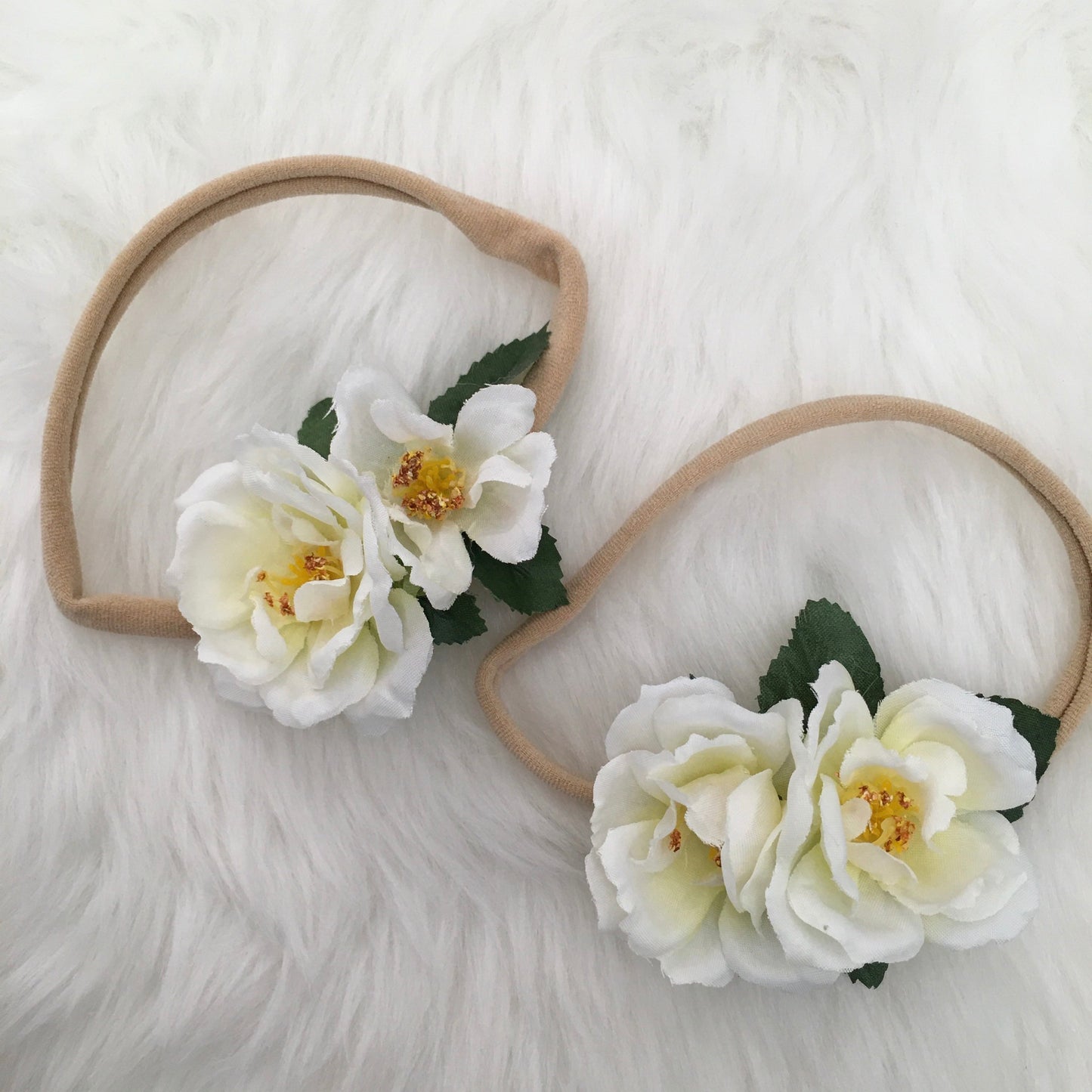 Rose Floral in White