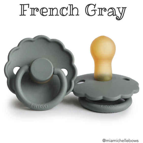 FRIGG Daisy Pacifier in French Gray
